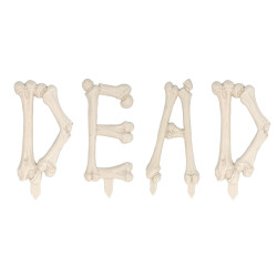 Halloween dekorácia s náhrobným kameňom